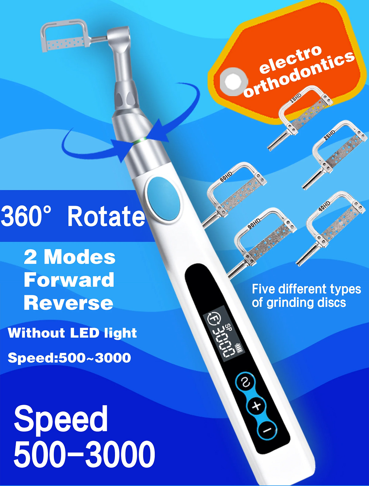 Westcode Dental Interproximal IPR Kit (IPR Handpiece +Contra Angle Handpiece + IPR Gauge )